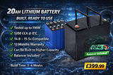 20ah LTO 6KW Lithium Battery
